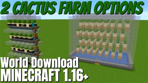 Minecraft Cactus House ~ Minecraft Tutorial: How To Build A Cactus Farm | Carisca Wallpaper