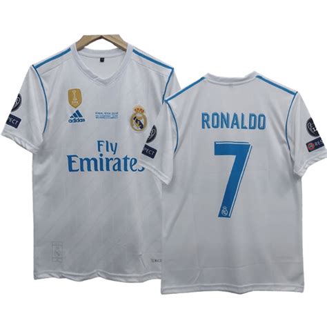 Real Madrid 2017-18 Cristiano Ronaldo Home Jersey - Cyberried Store