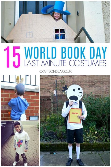 15 Last Minute Costume Ideas for World Book Day - Crafts on Sea