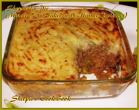 Cook Book: Shepherd's Pie ( Minced Lamb baked with Mashed Potatoes)