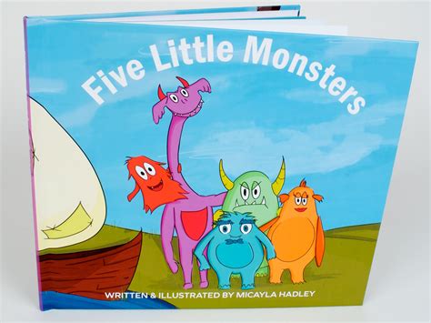 Five Little Monsters - Children's Book on Behance