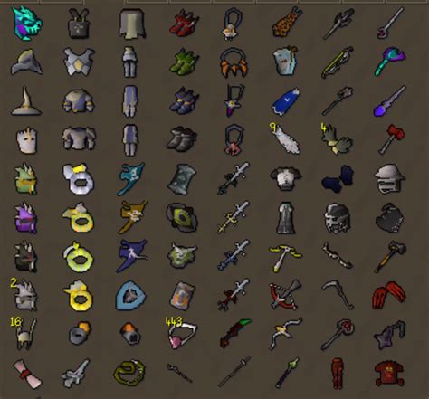 OSRS max gear bank : BankTabs