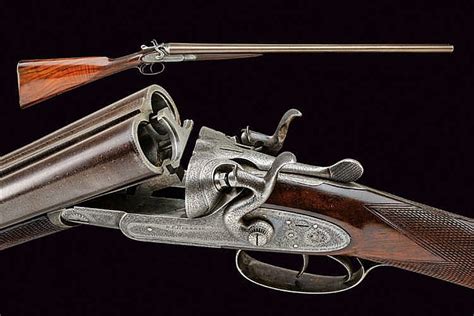 Sold at Auction: A fine double barrelled breech loading gun by R. F