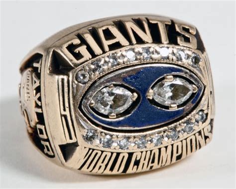 LAWRENCE TAYLORS 1991 NEW YORK GIANTS SUPERBOWL XXV CHAMPIONSHIP RING ...