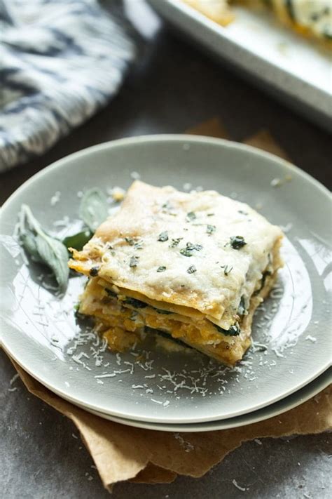 Butternut Squash & Spinach Lasagna - Cooking for Keeps