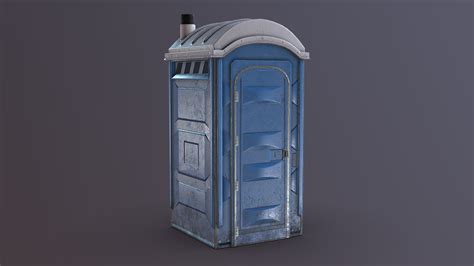 Porta Potty - Download Free 3D model by Sean Thomas (@foon.) [b970702 ...