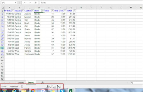 How to Display A Message On The Excel Status Bar Using VBA