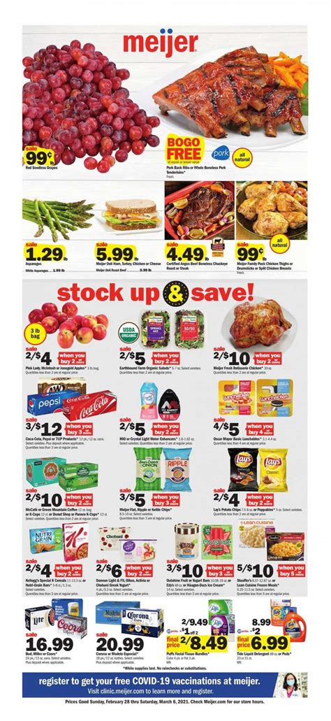 Meijer (IN) Weekly Ad Flyer February 28 to March 6