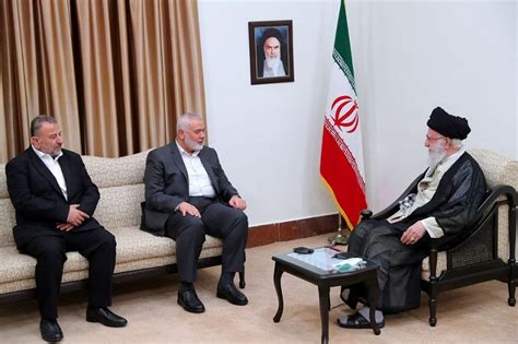 Iranian media confirm Khamenei-Hamas' leader meeting in Tehran - Daily ...