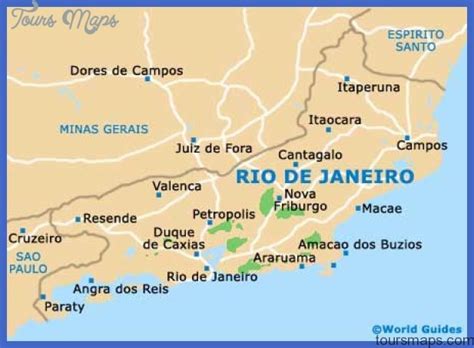 Rio de Janeiro Map - ToursMaps.com