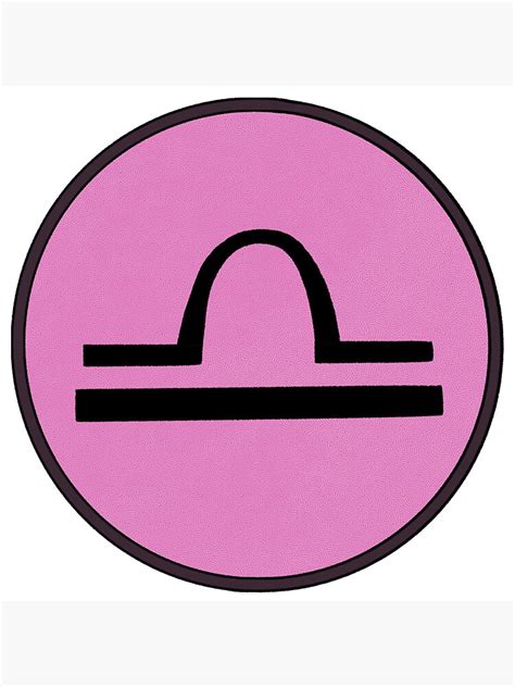 "Libra Symbol" Sticker for Sale by plutovania | Redbubble