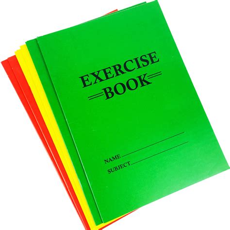 6 X Exercise Book Copy School Homework Lined Paper Pages Jotter ...