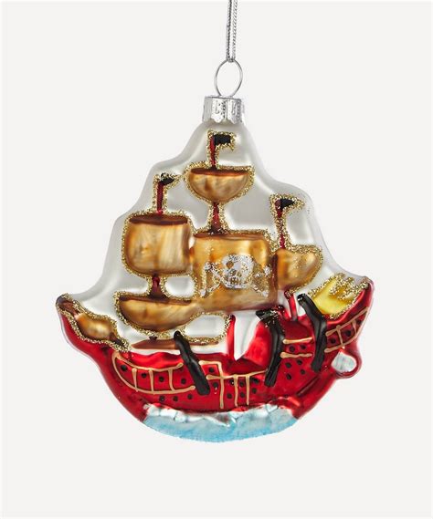 Christmas Pirate Ship Tree Ornament | Liberty