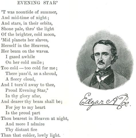 "Evening Star" by Edgar Allan Poe http://www.poemhunter.com/poem/evening-star/ Edgar Allen Poe ...