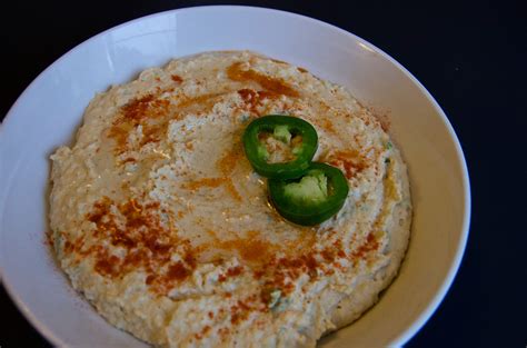 Jalapeño Hummus (using Dried Garbanzo Beans) – Long Distance Baking