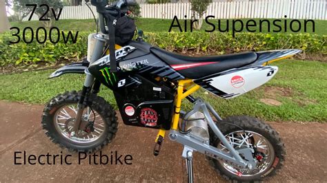 Upgrading the 72v 3000w Razor MX650 Electric Pitbike #1 (DNM Rear Air ...