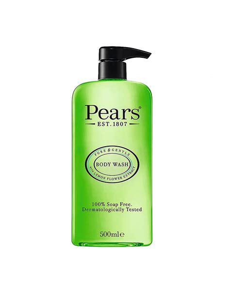 Buy Pears Pure & Gentle Body Wash With Lemon Flower Extract 500 Ml - Body Wash And Scrub for ...