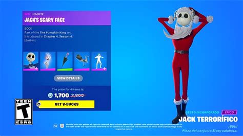 CONFIRMED Jack Skellington skin Release date! Fortnite - YouTube