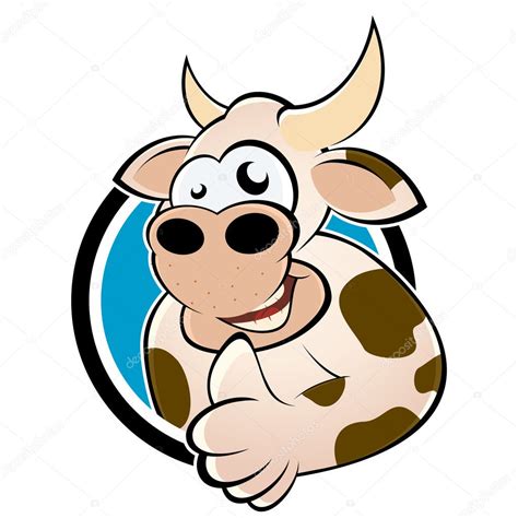 Funny cartoon cow ⬇ Vector Image by © shockfactor.de | Vector Stock 11896220