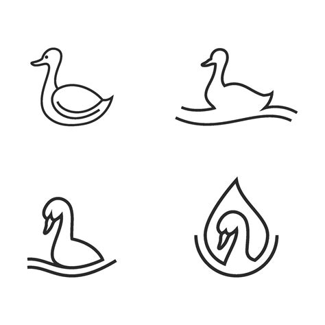 Duck logo vector 34846085 Vector Art at Vecteezy