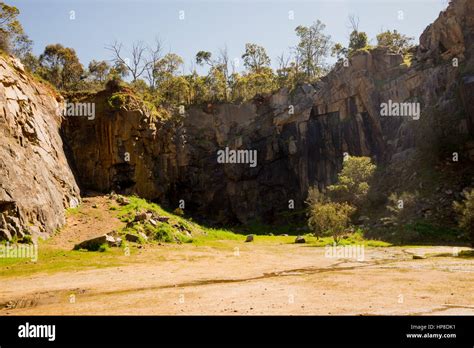 Mountain quarry rocks in Greenmount National park, Western Australia ...