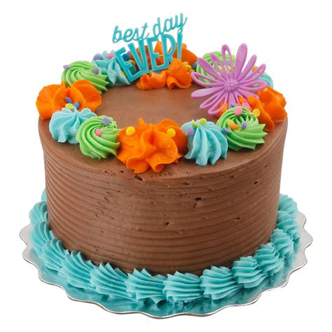 Save on Food Lion Bakery Cake Traditional Chocolate & Yellow Best Day Ever 5 Inch Order Online ...