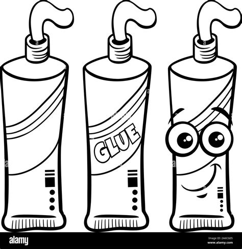 Glue Stick Clipart Black And White