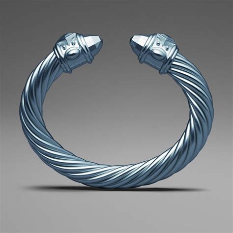 David Yurman Light Blue Aluminum Cable Bracelet | David Yurman Aluminum Cable Bracelets in ...