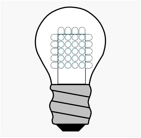 Light Bulb Led Off - Clip Art Light Bulb Png , Free Transparent Clipart ...