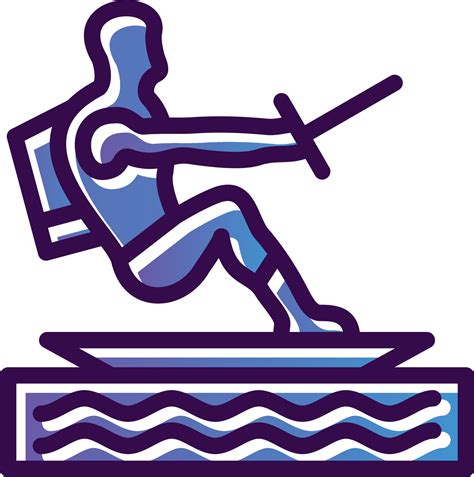 Water Skiing Vector Icon Design 21203971 Vector Art at Vecteezy