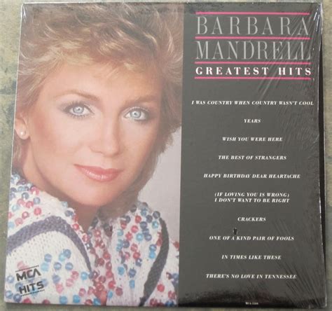 Barbara Mandrell Greatest Hits 1985 Vinyl LP Record