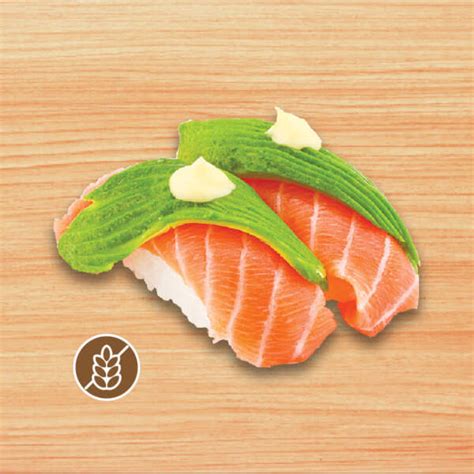 Salmon & Avocado Nigiri - Eats Bible