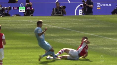 Granit Xhaka Given a Straight Red Card for a Reckless tackle