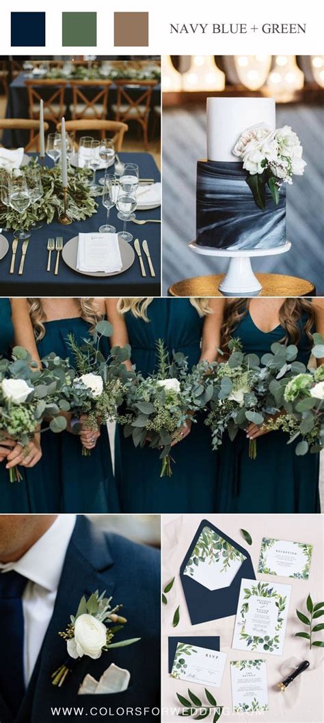 20 Sage Green and Navy Blue Wedding Colors & Ideas 2024