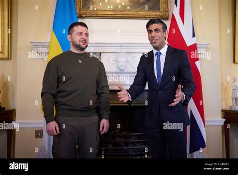 London, UK, February 8th, 2023. President Volodymyr Zelenskyy visits ...