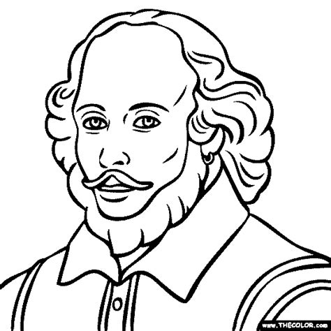 William Shakespeare Sketch at PaintingValley.com | Explore collection ...