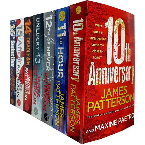 James Patterson Womens Murder Club Series 10-16 Book Collection 7 Books ...