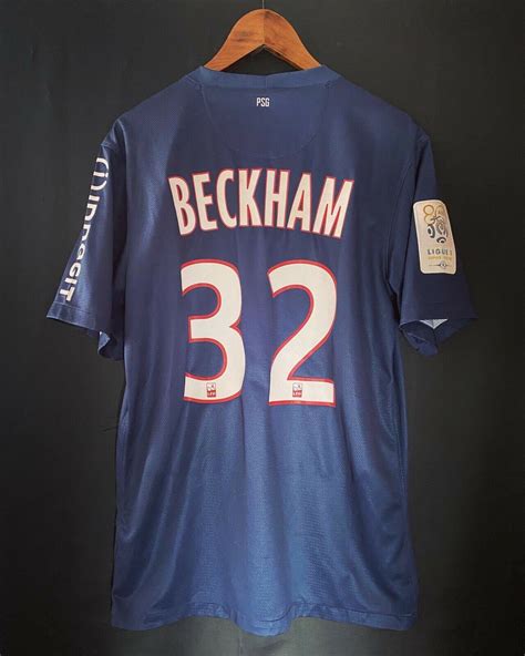 PSG 2012-2013 Home Jersey DAVID BECKHAM 32. size | Etsy