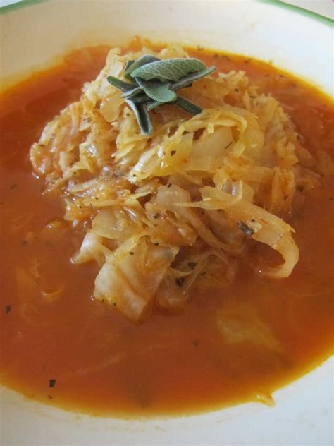 "Happiness is Happiness": Great Eats: Cabbage/Sauerkraut Soup