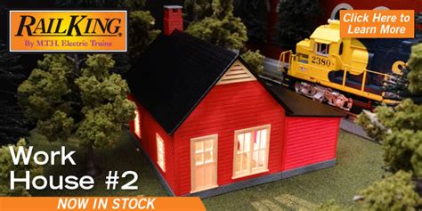 RailKing O Scale Work Houses | MTH ELECTRIC TRAINS