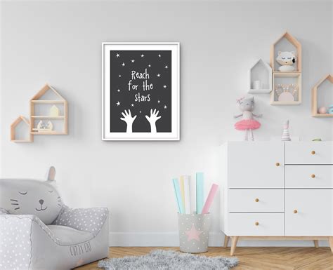 Reach for the Stars Printable Art / Instant Download / Kids - Etsy