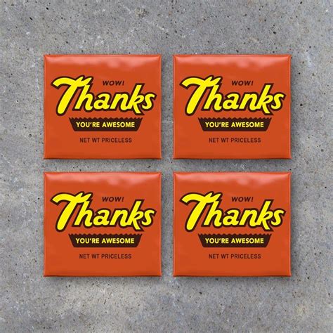 Thank You Collection Printable Candy Bar Wrappers to Show - Etsy | Employee appreciation gifts ...