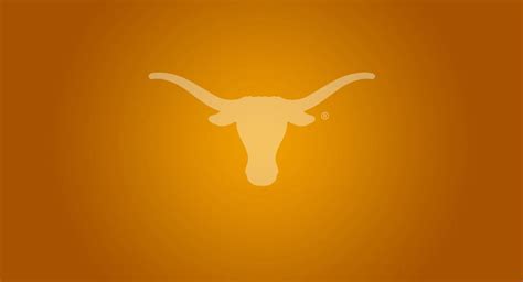 Download Texas Longhorns Logo On An Orange Background Wallpaper ...