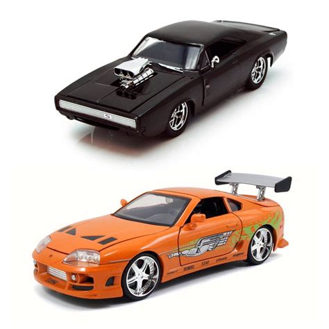 Brian's Fast & Furious Diecast Package - Set of Two 1/24 Scale Diecast Cars - Walmart.com ...