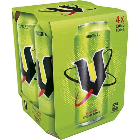 V Energy Drink 250ml 4pack - The Australian Food Shop