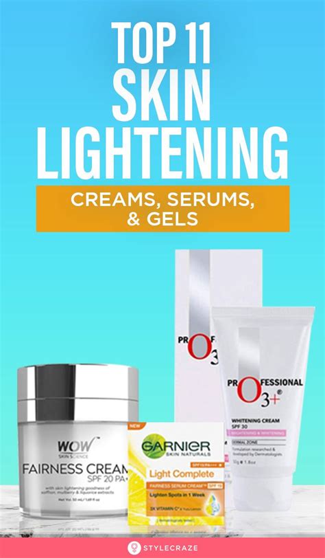 Top 14 Skin Lightening Creams, Serums, And Gels – 2020 | Skin lightening cream, Lightening ...