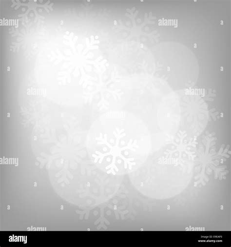 Abstract silver christmas background with snowflakes Stock Photo - Alamy