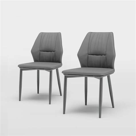 Modern Sleek Dining Side Chair Set of 2