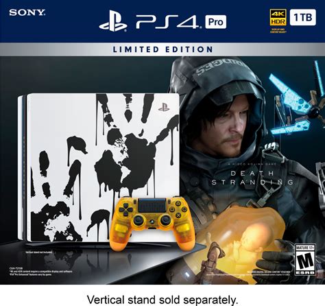 Customer Reviews: Sony PlayStation 4 Pro 1TB Limited Edition Death Stranding Console Bundle ...