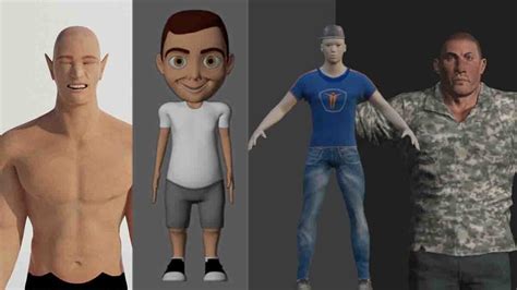 4 Free 3D Character Creator for blender - Salman Naseem